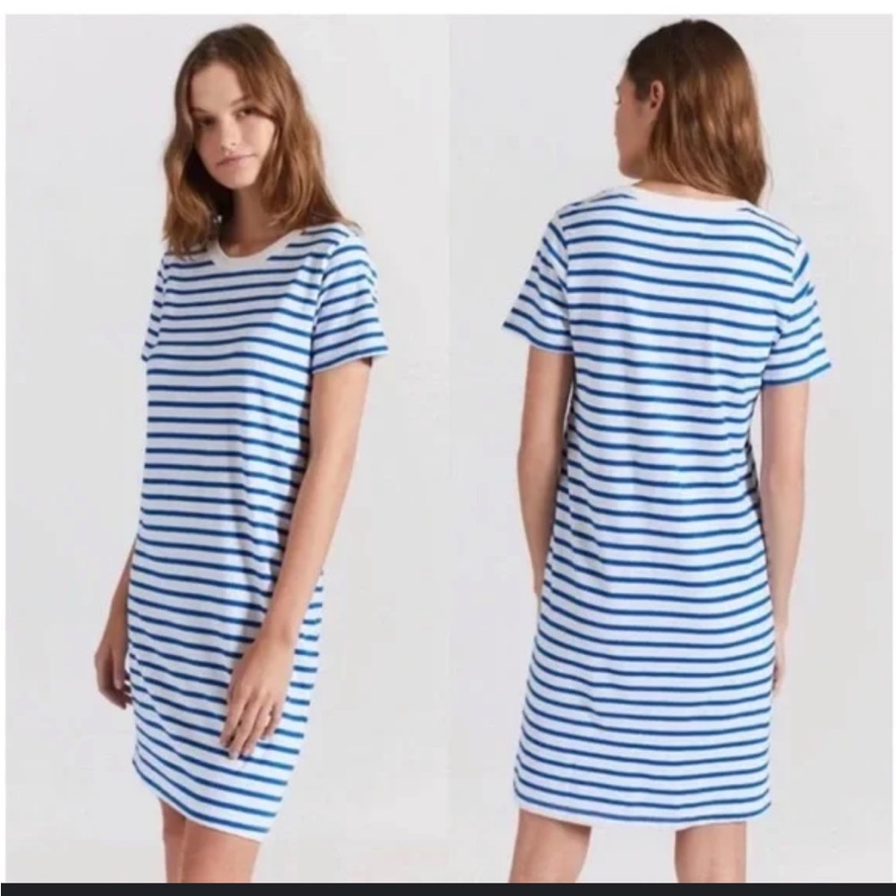 Current/Elliott The Beatnik‎ Striped Short Sleeve Dress